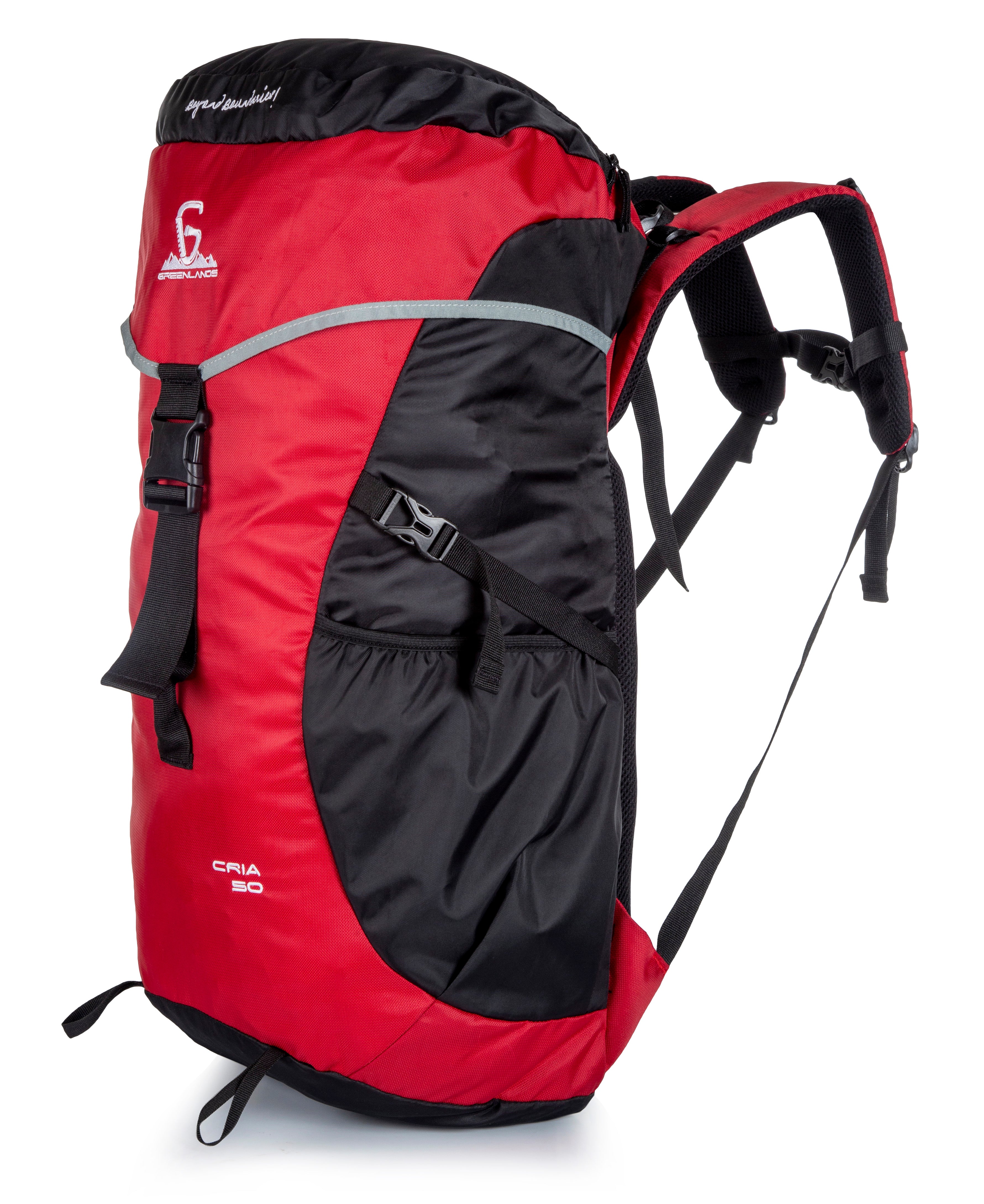 Greenlands CRIA X 50L Rucksack | Large Capacity Trekking & Hiking Backpack with Rain Cover for Adventures