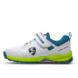 SG CENTURY 6.0 Cricket - Sleek Design in White/Sea Green/Fluo Green for Optimal Performance