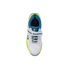 SG CENTURY 6.0 Cricket - Sleek Design in White/Sea Green/Fluo Green for Optimal Performance