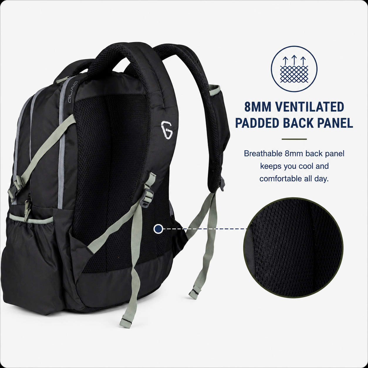 42L Quad Work Backpack | Dark Grey