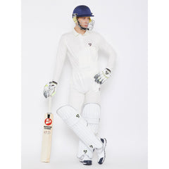 SG Club Full Sleeve Cricket Shirt Whites (Senior)