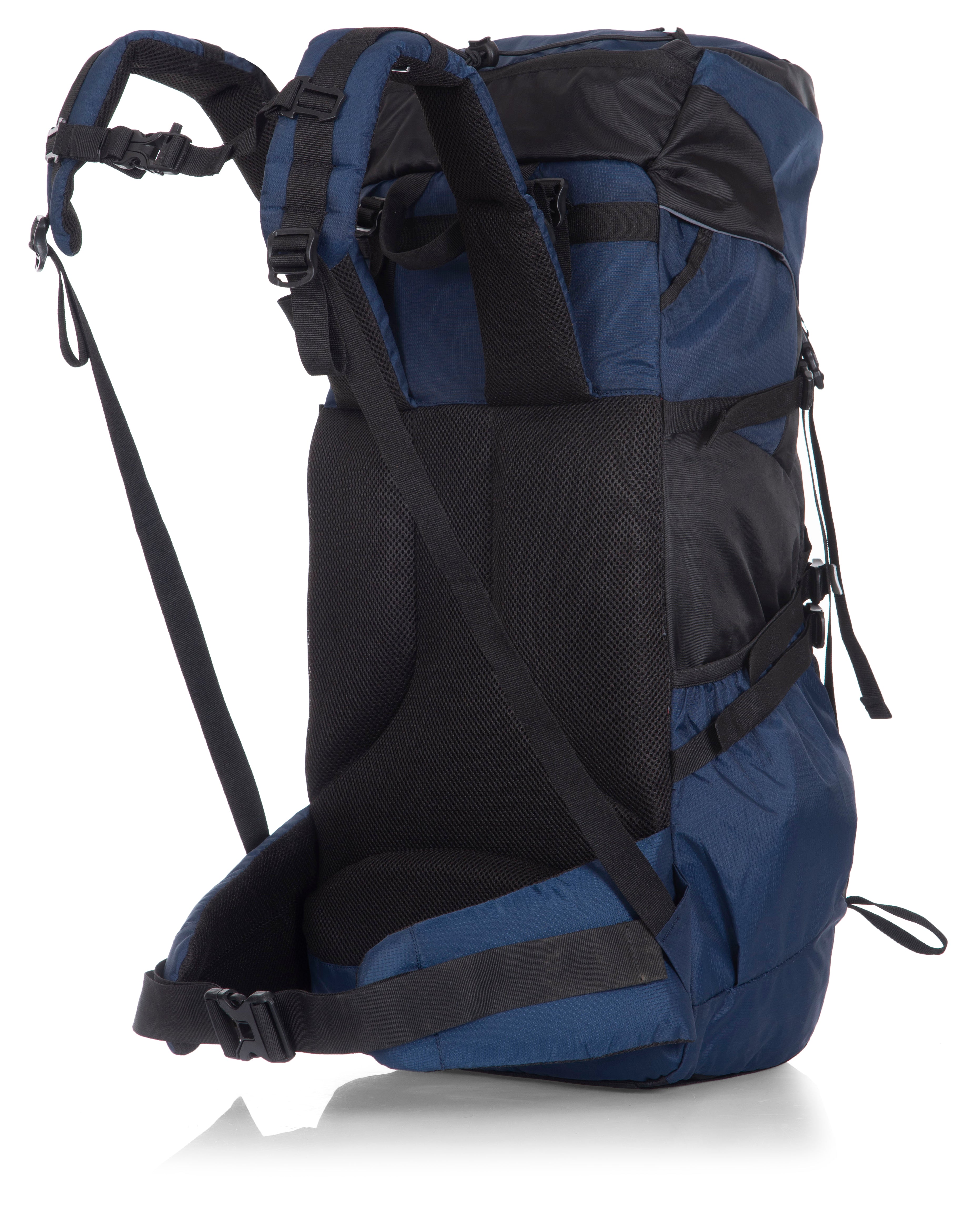 Greenlands GLOBO X 45L Rucksack| Unisex Travel Backpack for Hiking, Trekking, Camping | Spacious Top-Loading Compartment, U-Shaped Access, Rain Cover, Bungee Cord, Padded Straps and Waist Belt