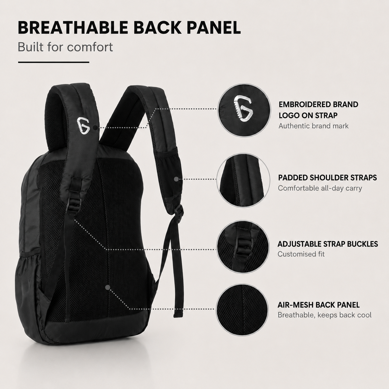 Inferno Campus Backpack – Black
