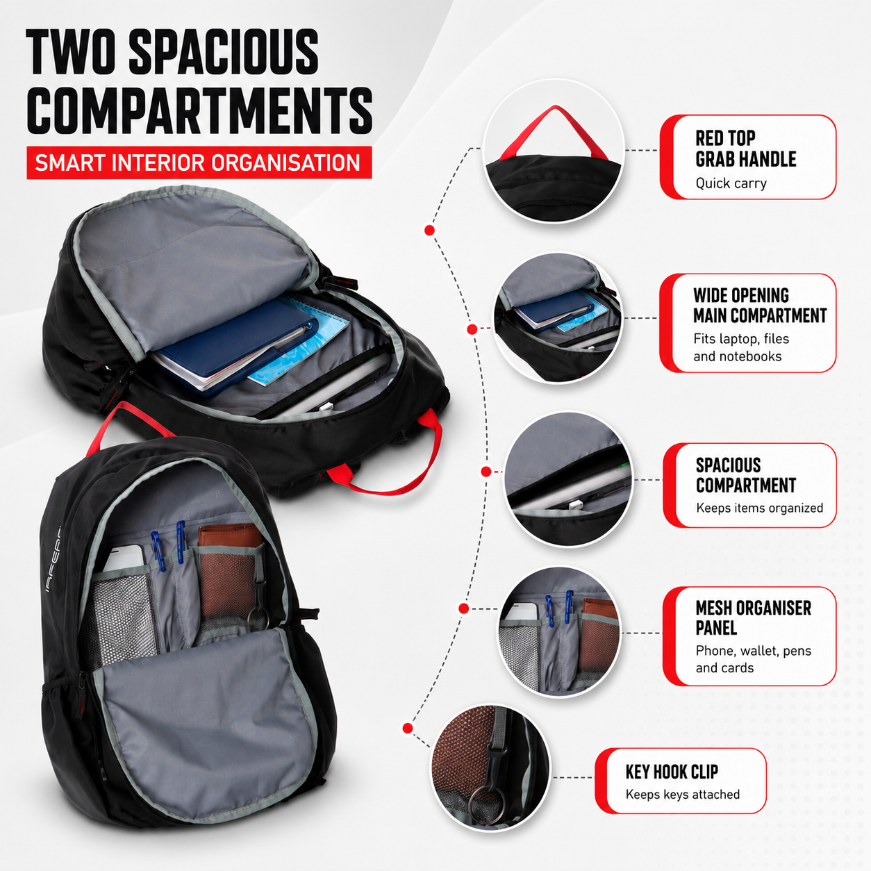 Inferno Campus Backpack – Black