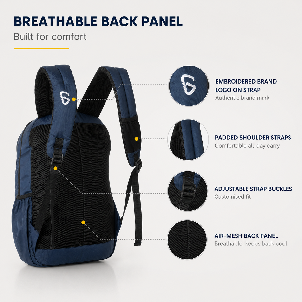 Inferno Campus Backpack – Navy