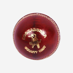 Kookaburra Leather Cricket Ball - County Test Red