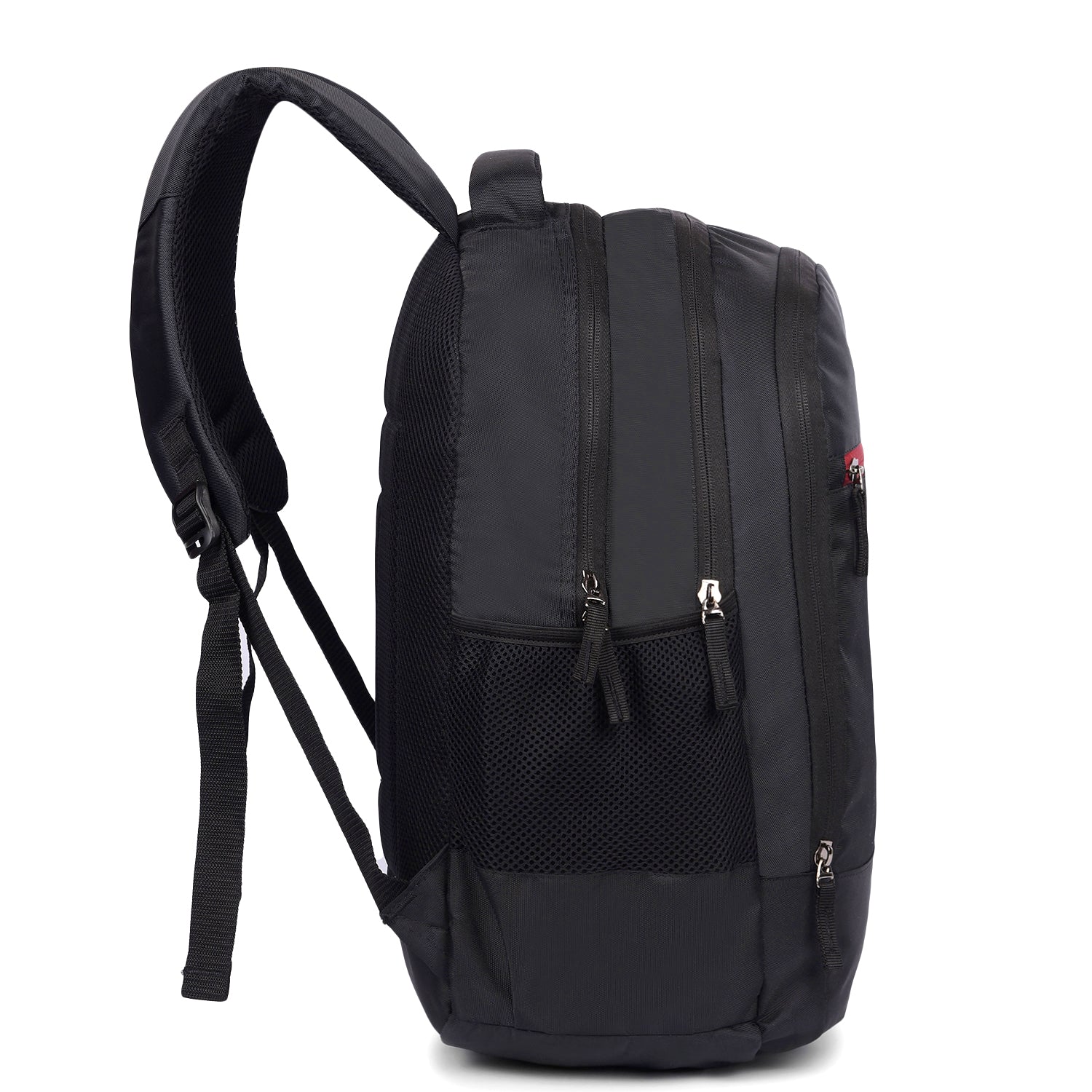 Greenlands 33L Zipster Laptop Backpack | 3 Large Compartments, Fits Up to 17" Laptop | Perfect for Office, School, Travel & Hiking | Unisex (Black)