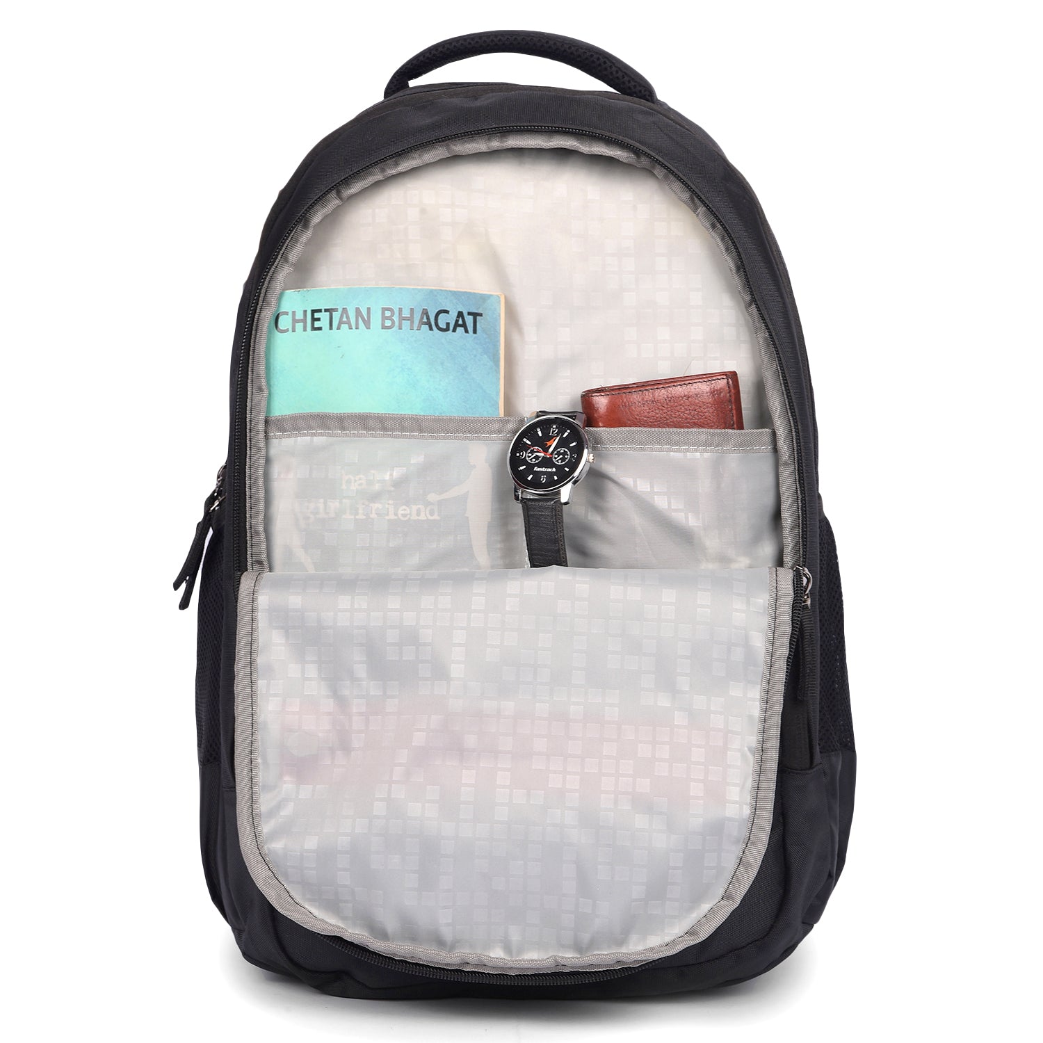 Greenlands 33L Zipster Laptop Backpack | 3 Large Compartments, Fits Up to 17" Laptop | Perfect for Office, School, Travel & Hiking | Unisex (Black)