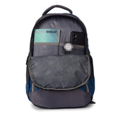 Greenlands 33L Martian Laptop Backpack | Fits 17" Laptop, External Bottle Holder | Ideal for Men & Women | Perfect for Travel, Office, School & Hiking (Blue)