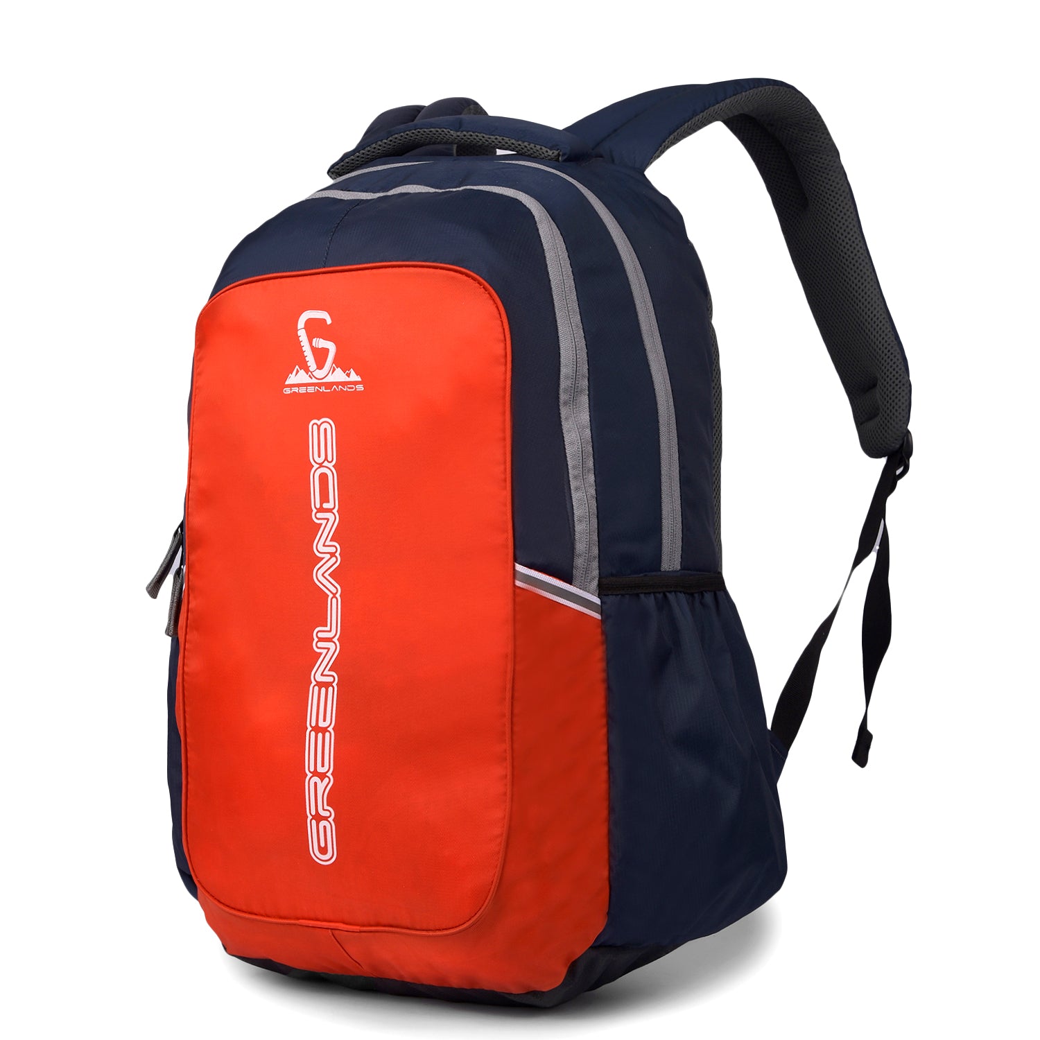 Greenlands Torpedo Office Backpack– 35 Ltr Capacity | 17 Inch Laptop |Water-Resistant Bag | Padded & Adjustable Strap | Men & Women For Business Professionals & College Students - Orange