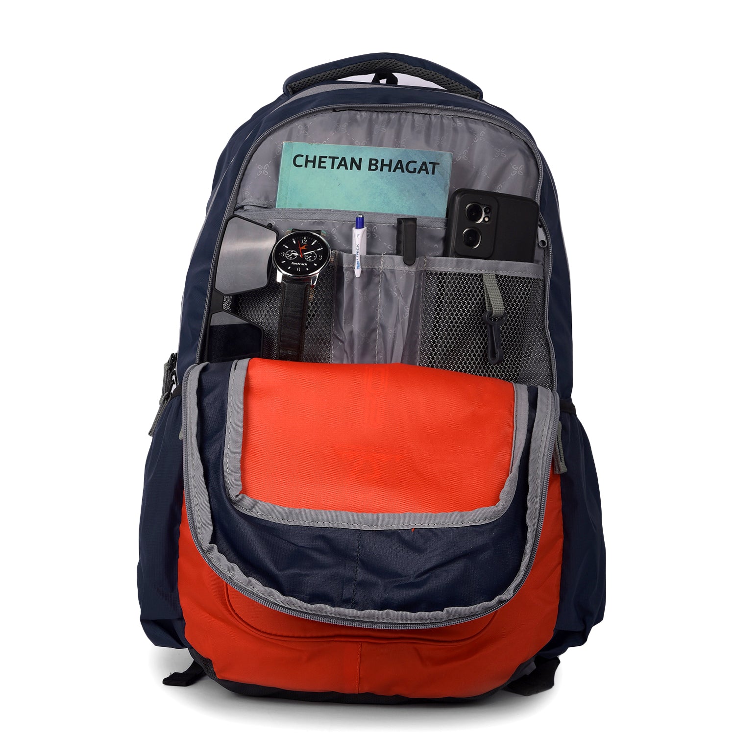 Greenlands Torpedo Office Backpack– 35 Ltr Capacity | 17 Inch Laptop |Water-Resistant Bag | Padded & Adjustable Strap | Men & Women For Business Professionals & College Students - Orange