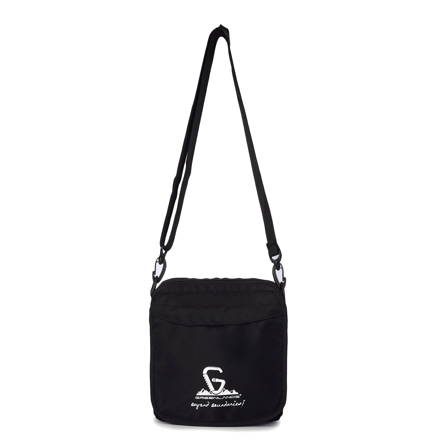 Greenlands Active Sling Bag – Black | Crossbody Chest Bag for Sports, Travel & Everyday Carry