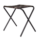 Greenlands Foldable Camping Stool – Mild Steel Medium, Camo | Sturdy Portable Outdoor Stool for Camping & Travel
