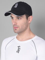 Kookaburra Kahuna Cap in Bold Black for Street-Smart Style
