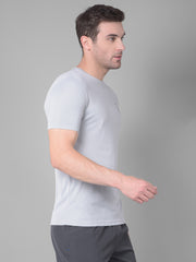 Luxury Grey Comfort Kookaburra Round Neck T-Shirt for Effortless Elegance