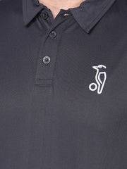 Kookaburra Black Polo T-shirt for Effortless Elegance