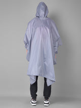 GREENLANDS GLOBO Grey Unisex Outdoor Lightweight Rain Poncho for Fashionable Waterproof Weather Protection