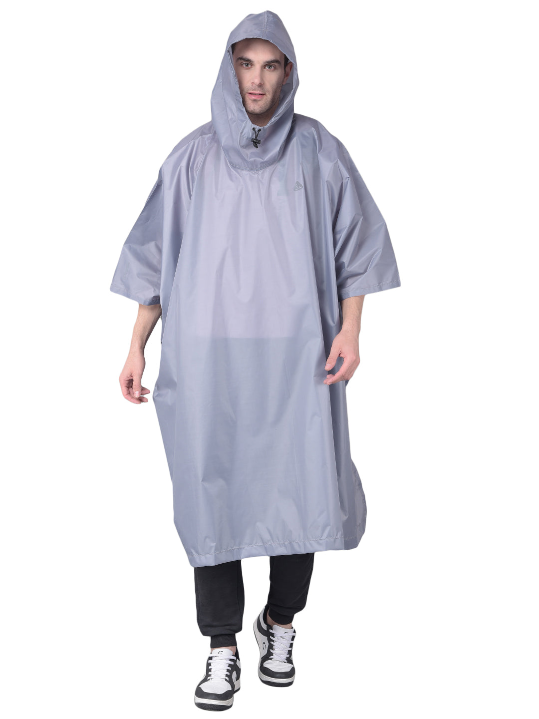 GREENLANDS GLOBO Grey Unisex Outdoor Lightweight Rain Poncho for Fashionable Waterproof Weather Protection