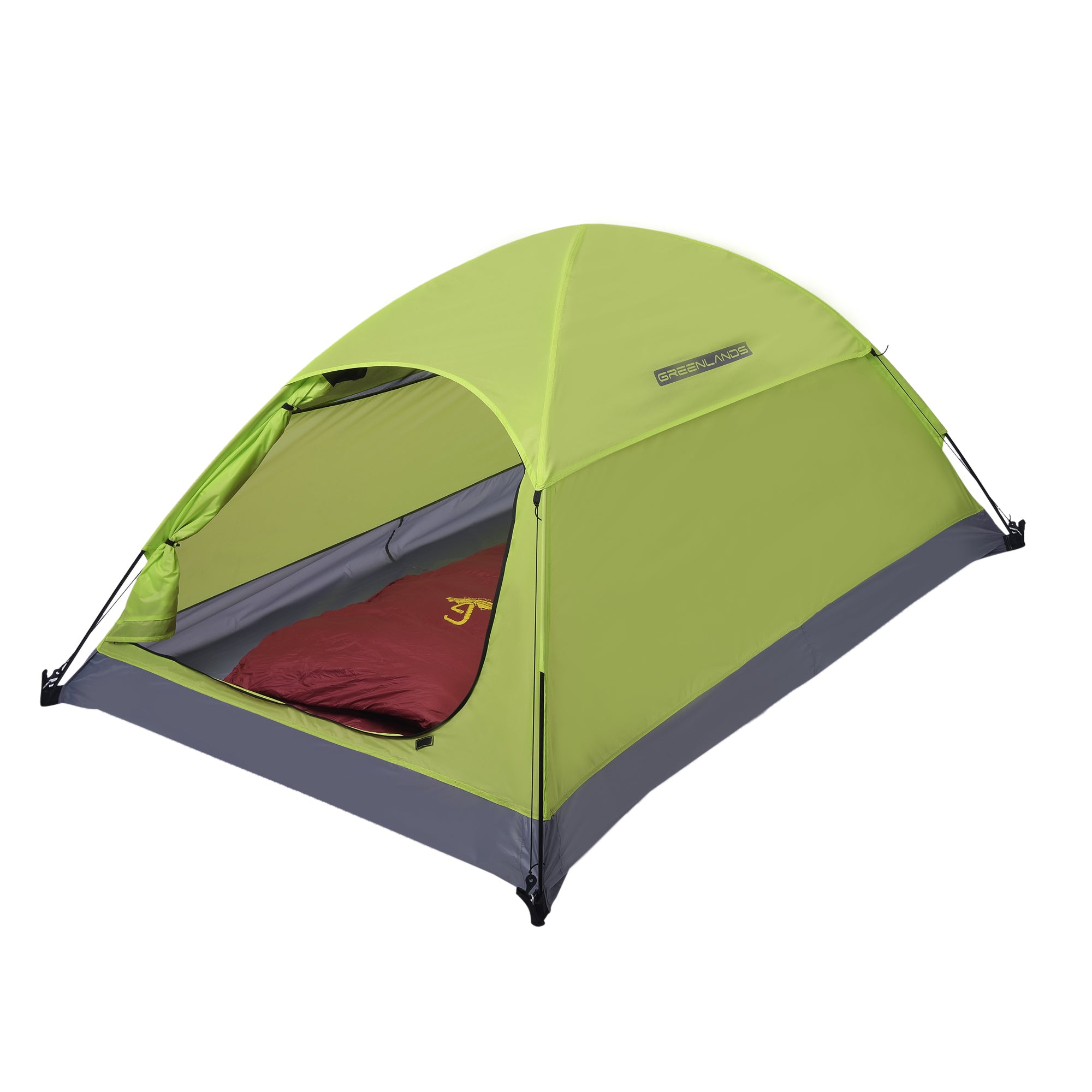 Greenlands UNO 2-Person Camping Tent | Waterproof Easy Setup Outdoor Tent for Trekking, Hiking & Adventure