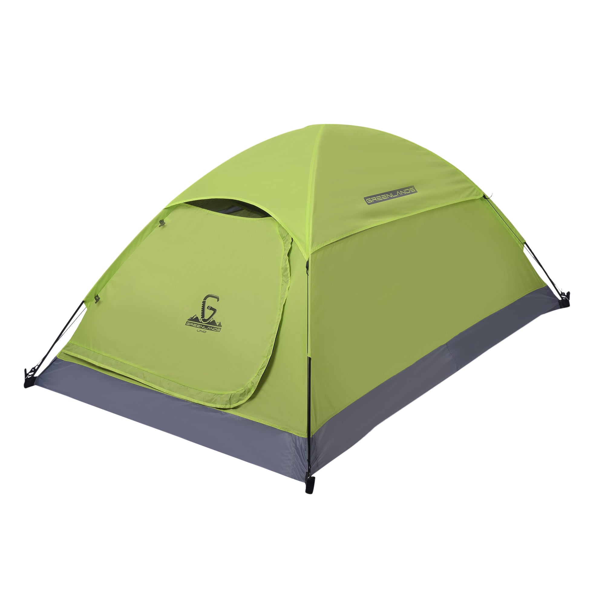 Greenlands UNO 2-Person Camping Tent | Waterproof Easy Setup Outdoor Tent for Trekking, Hiking & Adventure