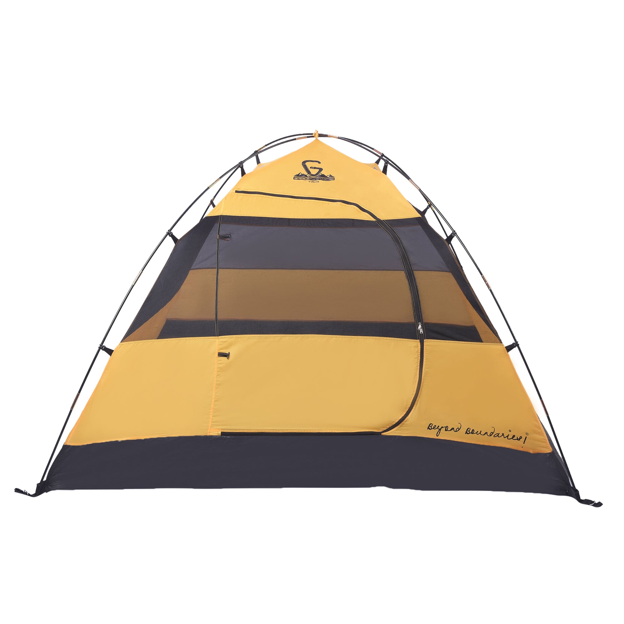 Greenlands TRIO 3-Person Camping Tent | Spacious Waterproof Tent for Outdoor Adventures & Group Camping