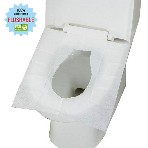 Greenlands Hygiene Toilet Seat Covers | Biodegradable, Flushable | Pack of 20 – Travel Essential