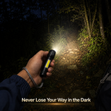 Greenlands Mini LED Rechargeable Pocket Torch – 200 Lumens, 3 Modes, Zoom Focus