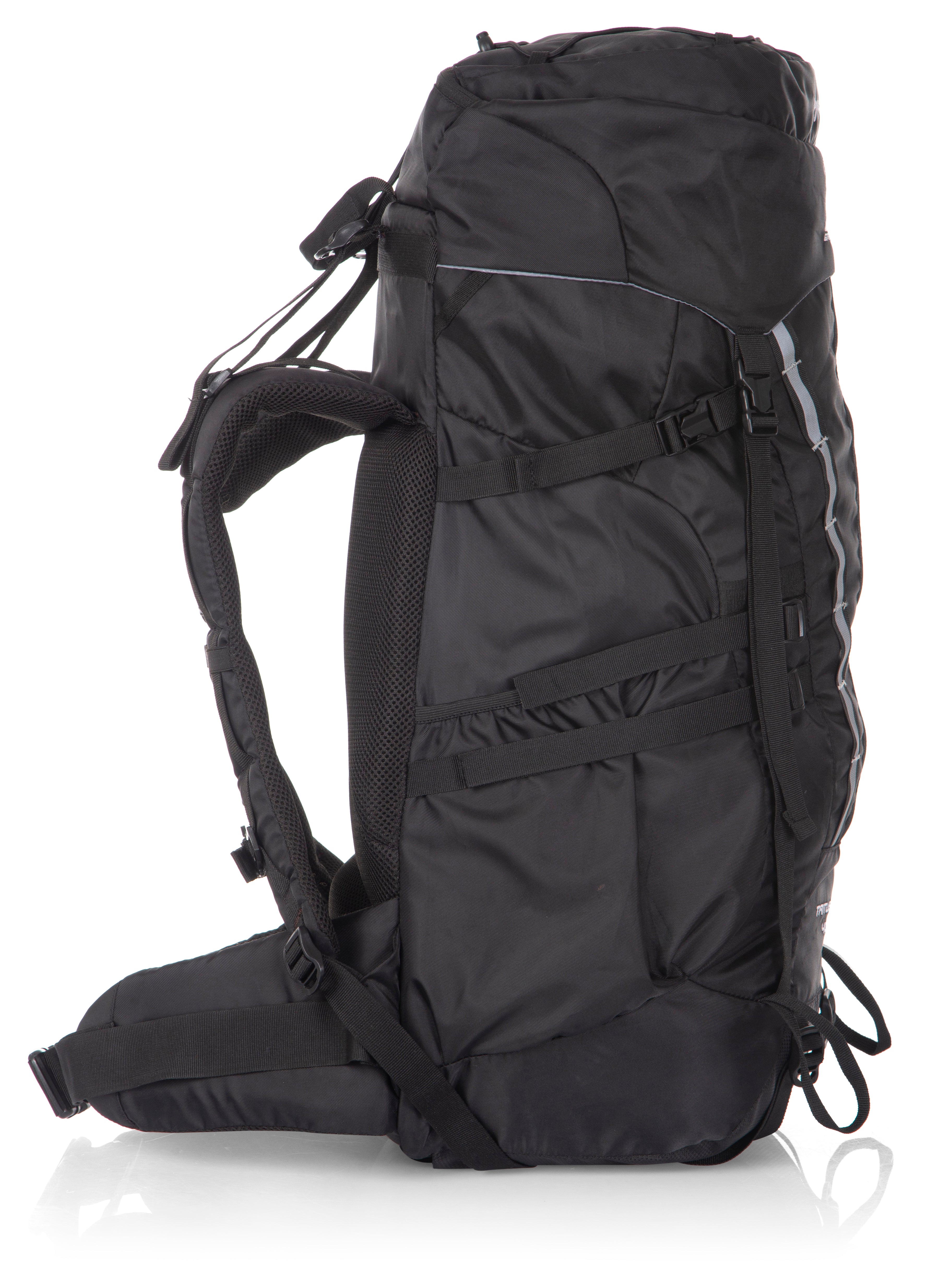 Greenlands TRITUS 40L Rucksack – Black | Durable Trekking & Hiking Backpack for Camping & Adventure