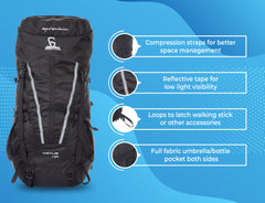 Greenlands Tritus 40 Litre Rucksack - Black