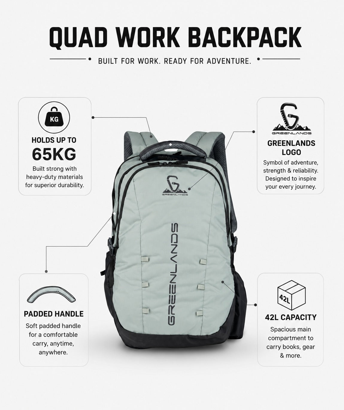 42L Quad Work Backpack