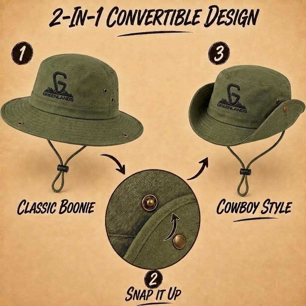 Convex Outdoor Hat – Olive