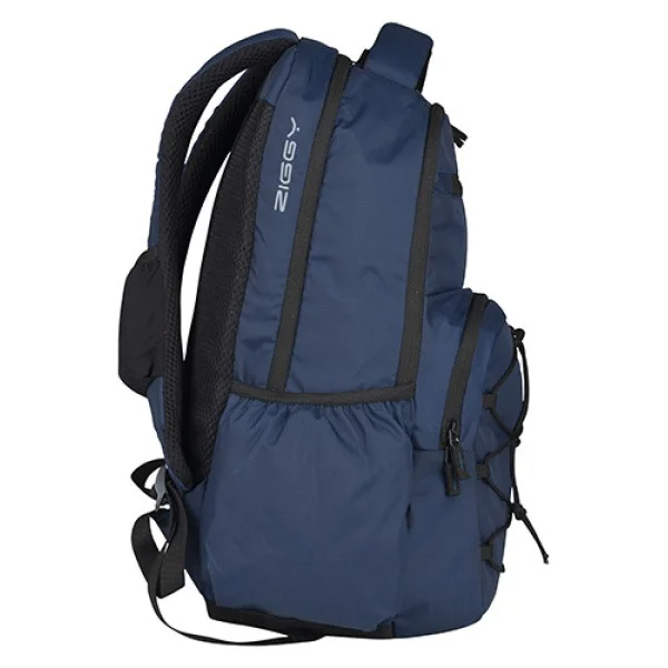Greenlands 37L Ziggy Backpack with Attached Rain Cover – 2 Spacious Compartments, Ideal for Office, School, Travel, Trekking and Trips – Unisex, Navy