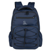 Greenlands 37L Ziggy Backpack with Attached Rain Cover – 2 Spacious Compartments, Ideal for Office, School, Travel, Trekking and Trips – Unisex, Navy