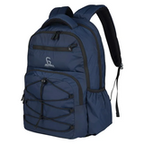Greenlands 37L Ziggy Backpack with Attached Rain Cover – 2 Spacious Compartments, Ideal for Office, School, Travel, Trekking and Trips – Unisex, Navy