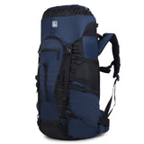 Greenlands GLOBO X 45L Rucksack| Unisex Travel Backpack for Hiking, Trekking, Camping | Spacious Top-Loading Compartment, U-Shaped Access, Rain Cover, Bungee Cord, Padded Straps and Waist Belt