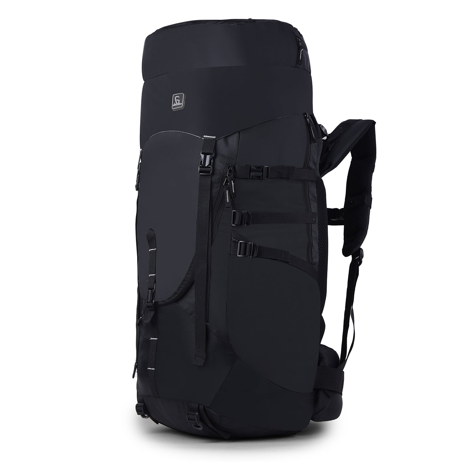 Greenlands Rucksack AXIDO X 50L — Adventure Travel Backpack Padded Back Support, U-Shaped Compartment, Hood Pocket, Ergonomic Padded Support, Bungee Cord and Safety Whistle