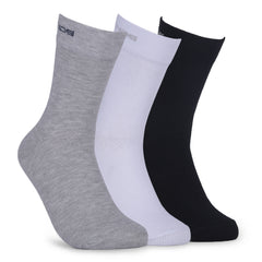 Greenlands TRISH Crew Socks White/Grey/Black (Pack of 3)