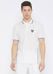 SG Test Half Sleeve Cricket Shirt Whites