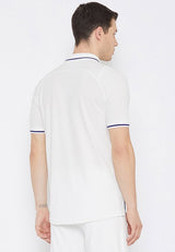 SG Test Half Sleeve Cricket Shirt Whites