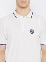 SG Test Half Sleeve Cricket Shirt Whites