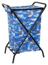 Greenlands 30L Portable Folding Aluminum Storage Bin – Rust-Resistant, Powder-Coated Frame with Water-Resistant Fabric for Camping, Tools & Travel – No Assembly Required (Camo)