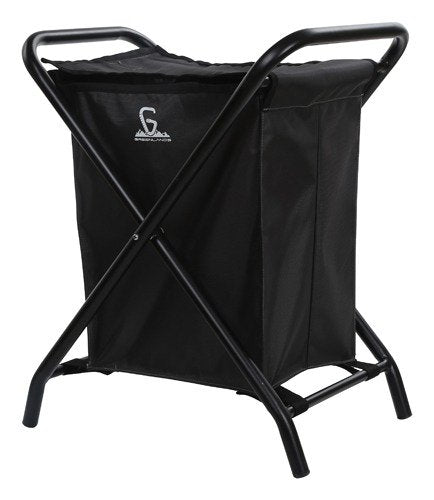 Greenlands 20L Medium Grey Camping Storage Bin - Mild Steel Folding Frame with Rust-Resistant Polyester Fabric, No Assembly Required for Outdoor Gear