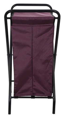 Greenlands 30L Portable Folding Aluminum Storage Bin – Rust-Resistant, Powder-Coated Frame with Water-Resistant Fabric for Camping, Tools & Travel – No Assembly Required (Wine)