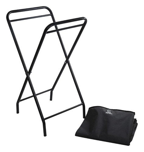 Greenlands 30L Large Mild Steel Grey Camping Storage Bin with Folding Frame with Rust-Resistant Polyester Fabric for Outdoor Gear- No Assembly Required