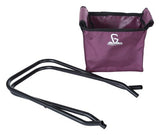 Greenlands 15L Mild Steel Camping Storage Bin – Durable Wine Color Container for Outdoor Gear & Travel Essentials