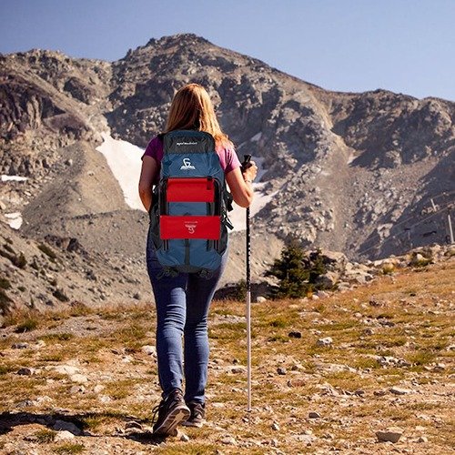 Greenlands Camping Chair Mild Steel Red