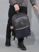 Greenlands 29L Stria Lightweight Backpack (Grey/Navy) | S-Curved Shoulder Straps & Spacious Compartment | Ideal for Men & Women | Perfect for Travel, School & Office