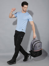 Greenlands 29L Stria Lightweight Backpack (Grey) | S-Curved Shoulder Straps & Spacious Compartment | Ideal for Men & Women | Perfect for Travel, School & Office