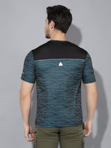 Greenlands T-Shirt HS JACQUARD R Blue/ Black
