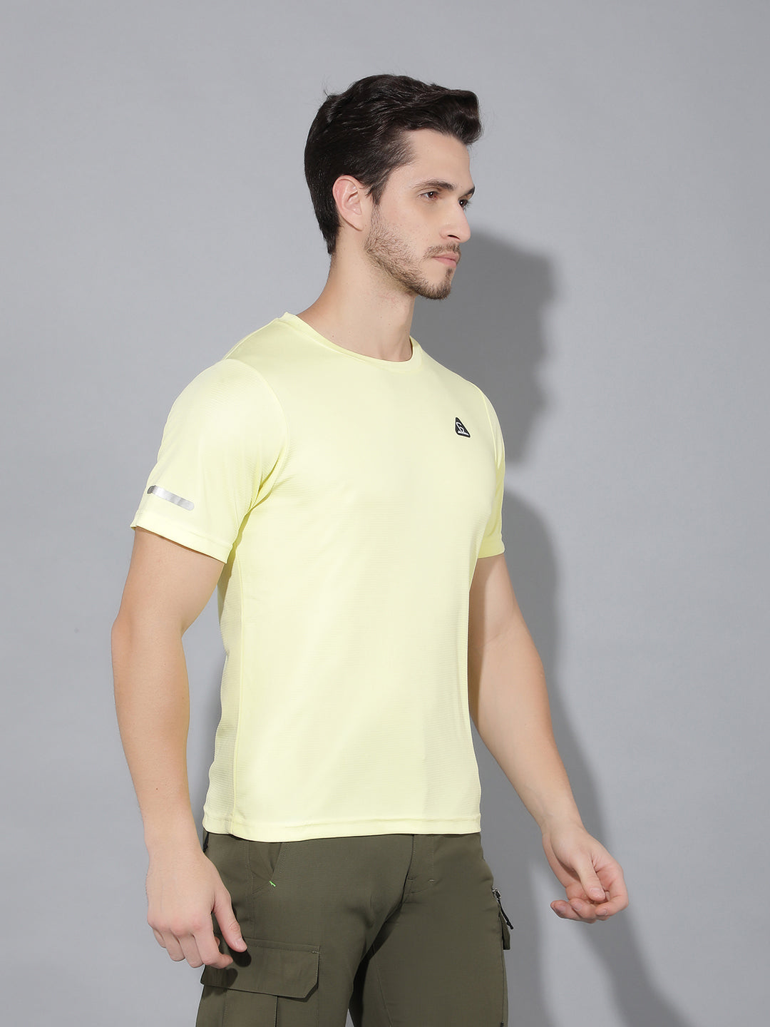 GREENLANDS T-Shirt GNL HS STRIA R Pastel Yellow